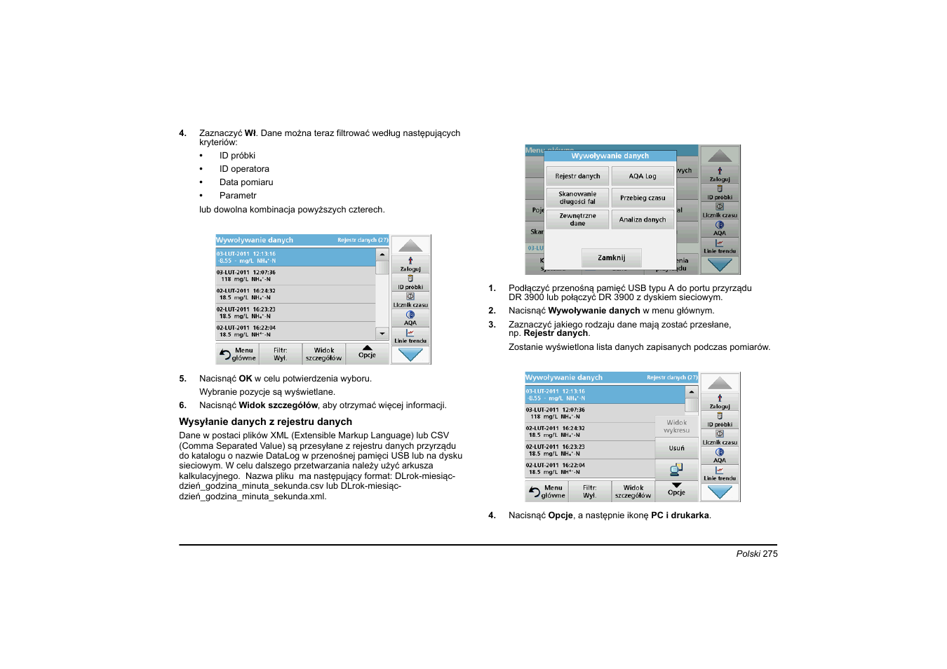Hach-Lange DR 3900 Basic User Manual User Manual | Page 275 / 422