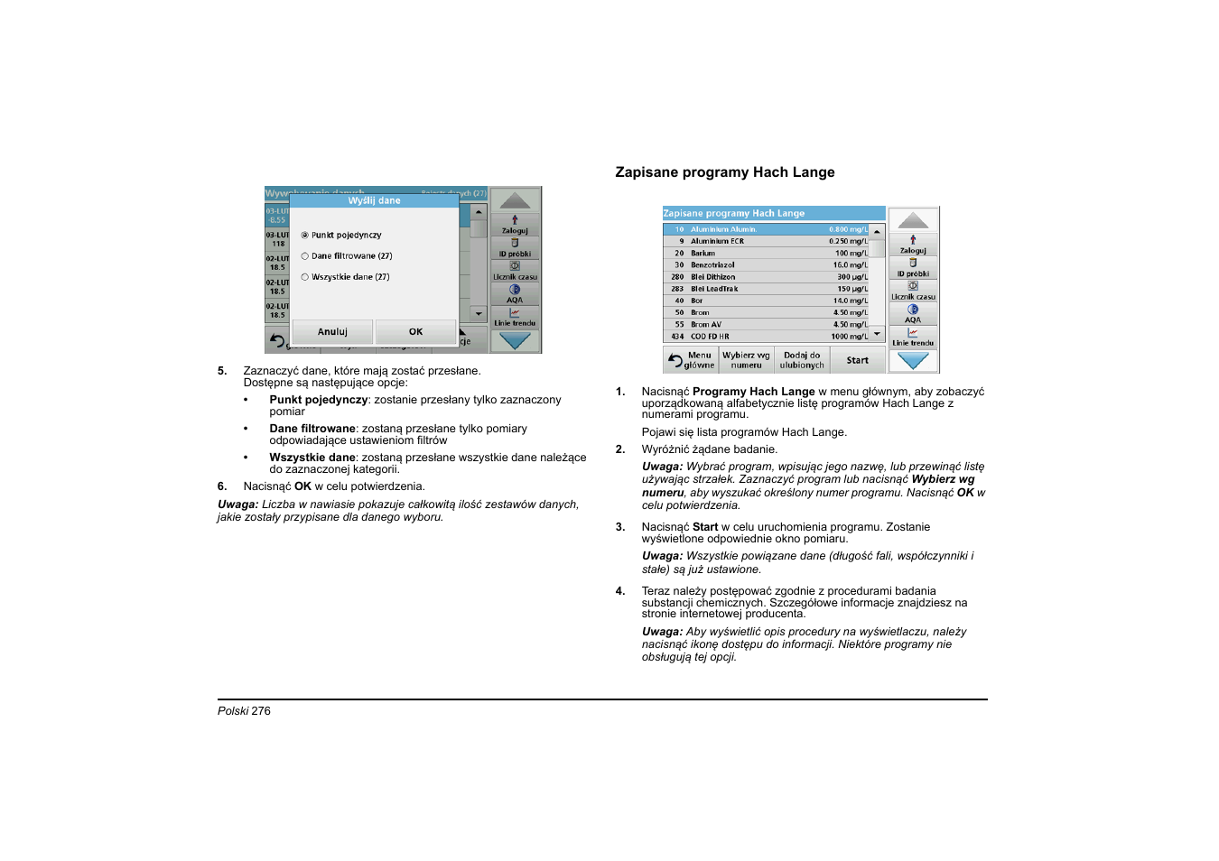 Hach-Lange DR 3900 Basic User Manual User Manual | Page 276 / 422