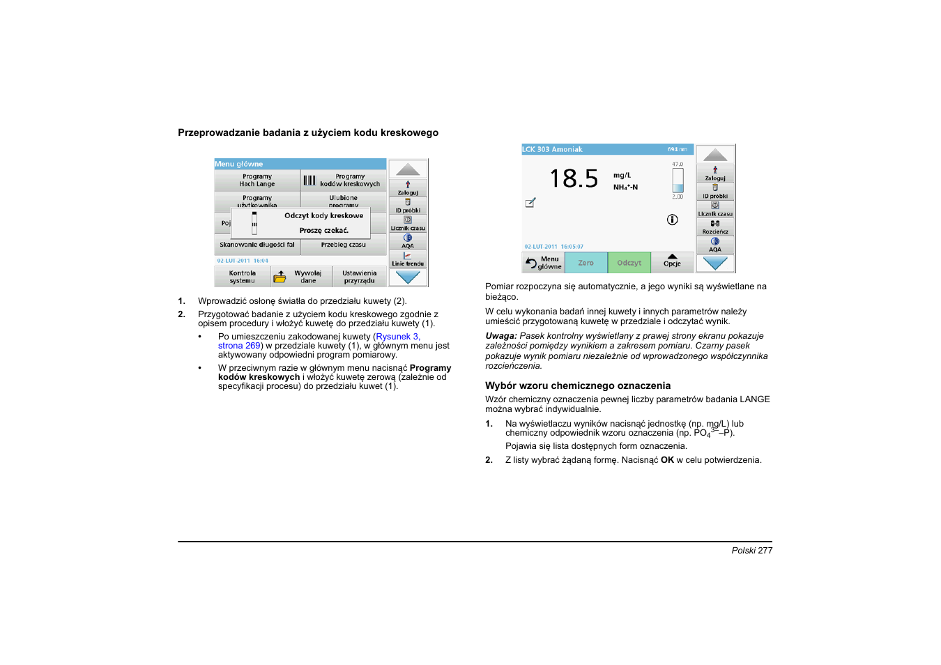 Hach-Lange DR 3900 Basic User Manual User Manual | Page 277 / 422