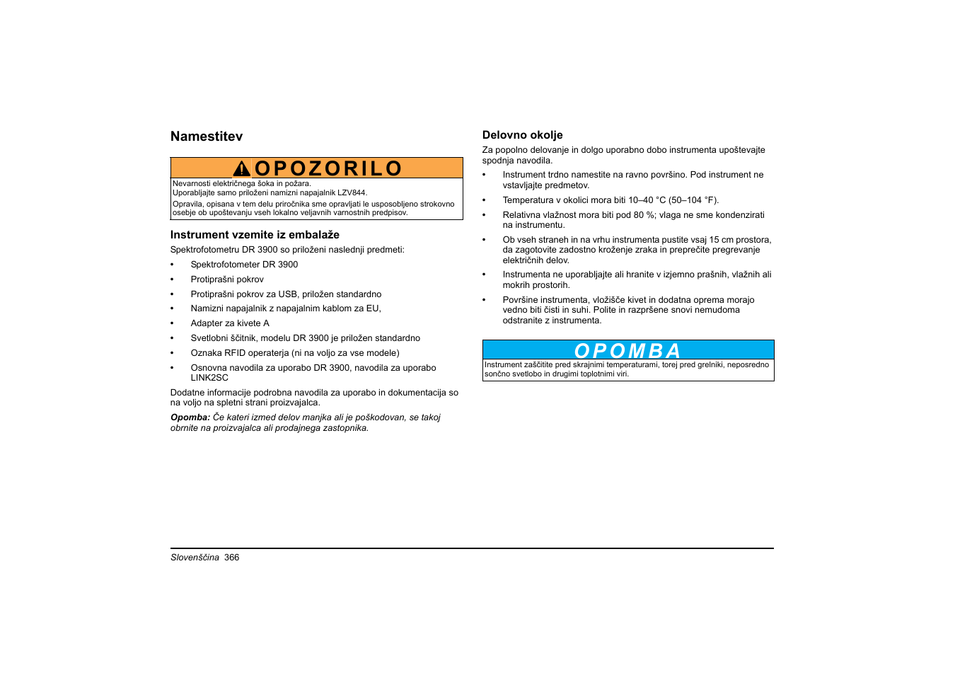 Hach-Lange DR 3900 Basic User Manual User Manual | Page 366 / 422