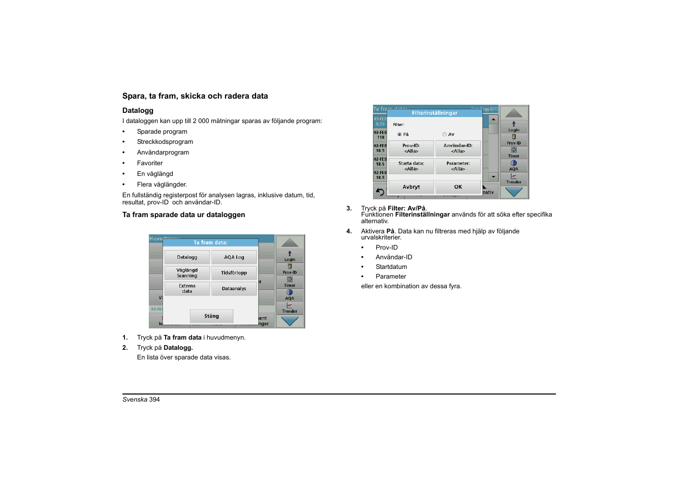 Hach-Lange DR 3900 Basic User Manual User Manual | Page 394 / 422