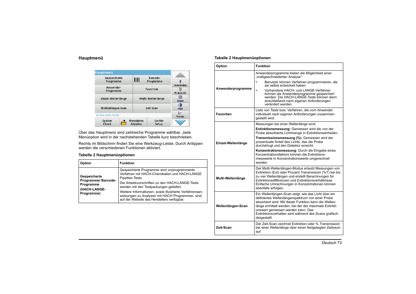 Hach-Lange DR 3900 Basic User Manual User Manual | Page 73 / 422