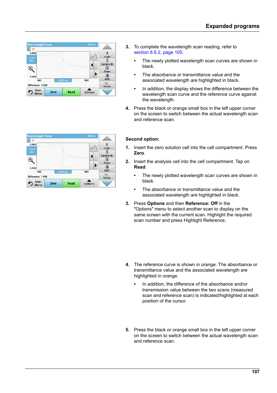 Expanded programs | Hach-Lange DR 3900 User Manual User Manual | Page 107 / 150