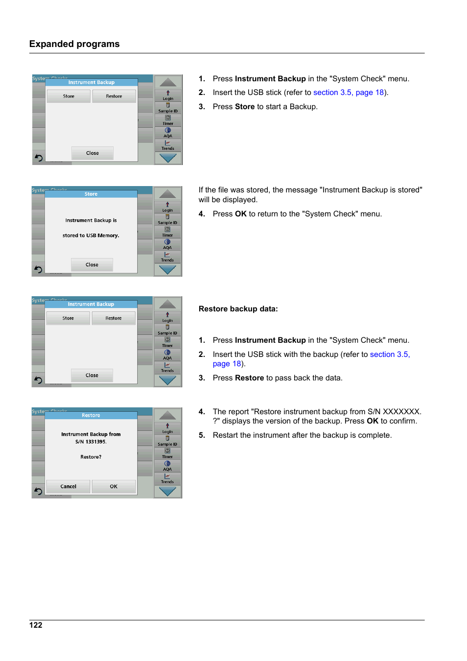 Expanded programs | Hach-Lange DR 3900 User Manual User Manual | Page 122 / 150