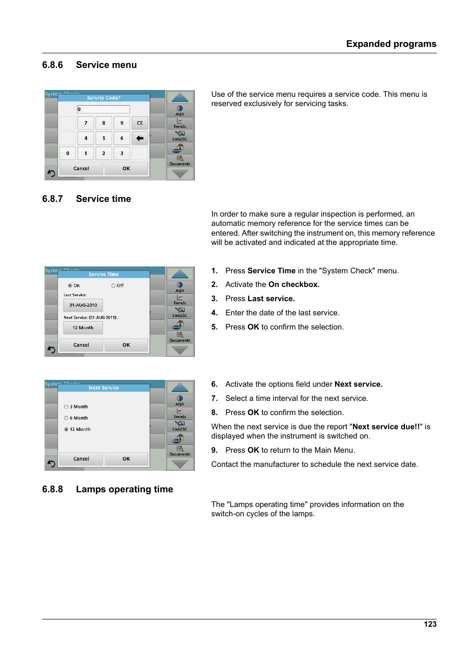 Hach-Lange DR 3900 User Manual User Manual | Page 123 / 150