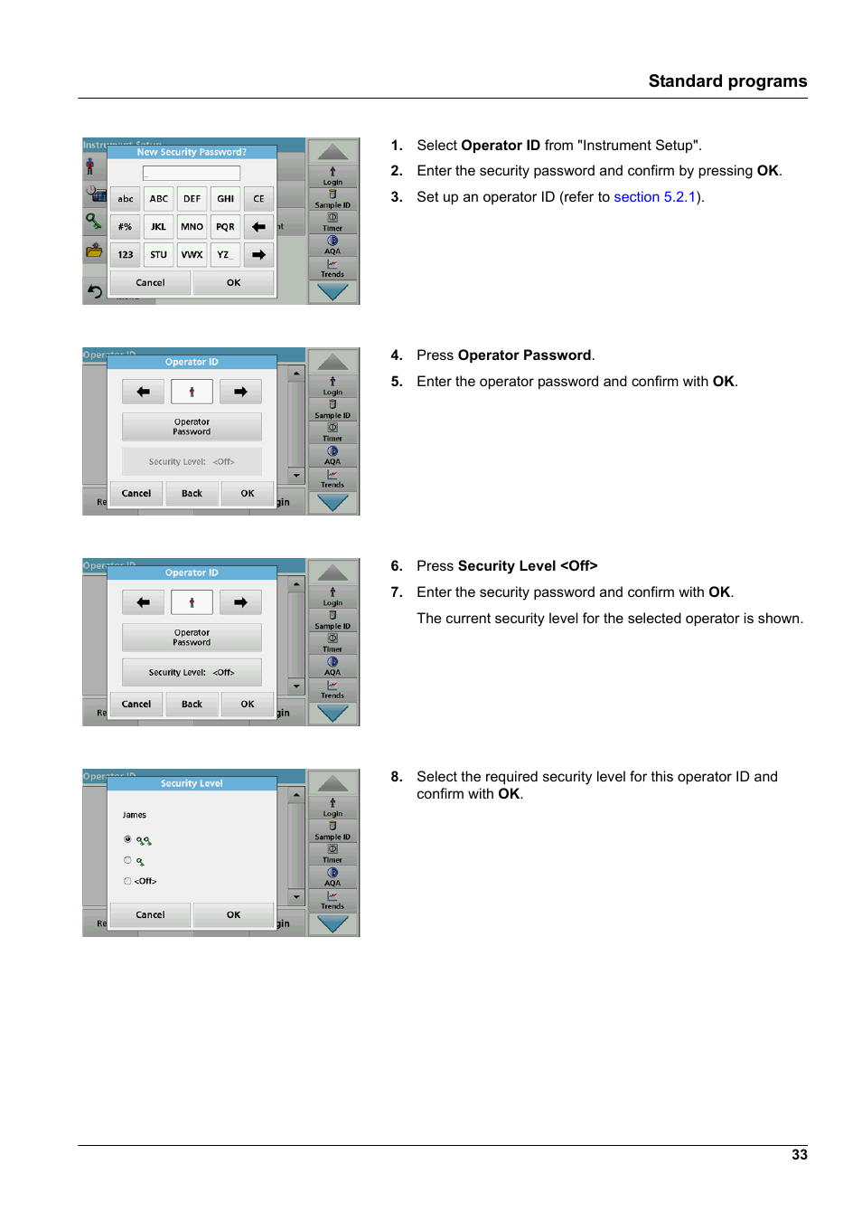 Standard programs | Hach-Lange DR 3900 User Manual User Manual | Page 33 / 150