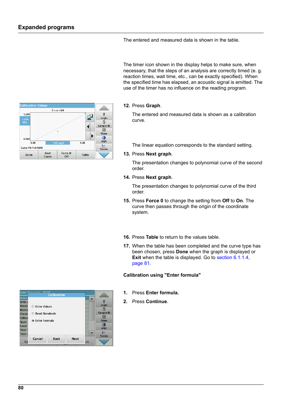 Expanded programs | Hach-Lange DR 3900 User Manual User Manual | Page 80 / 150