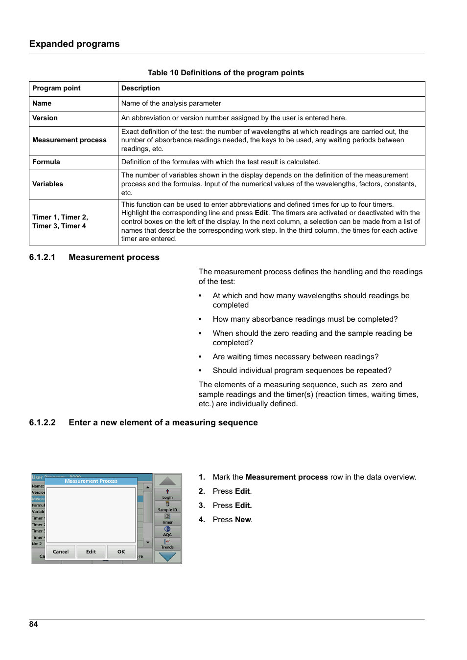 Expanded programs | Hach-Lange DR 3900 User Manual User Manual | Page 84 / 150