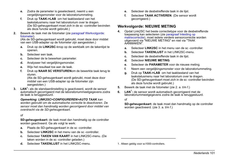 Hach-Lange LINK2SC User Manual | Page 101 / 163