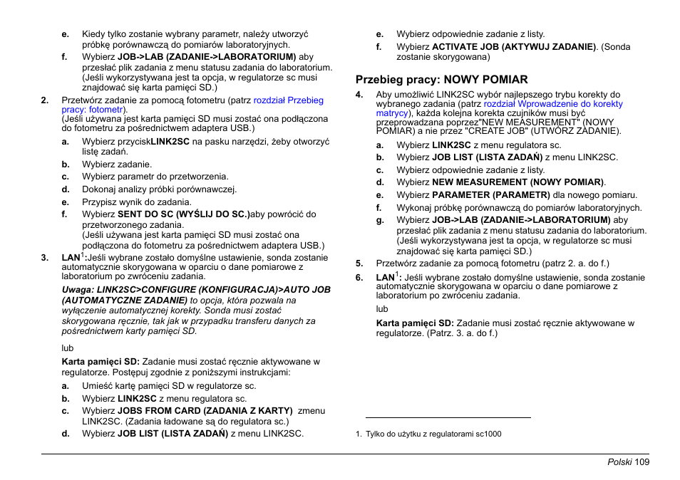 Hach-Lange LINK2SC User Manual | Page 109 / 163
