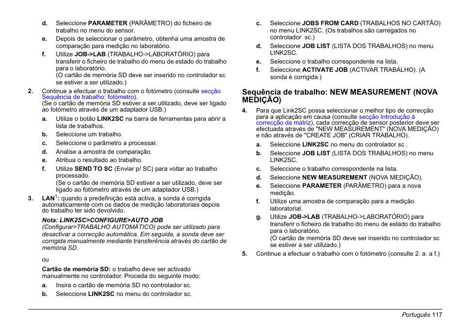 Hach-Lange LINK2SC User Manual | Page 117 / 163