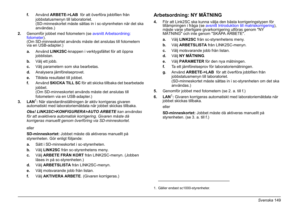 Hach-Lange LINK2SC User Manual | Page 149 / 163