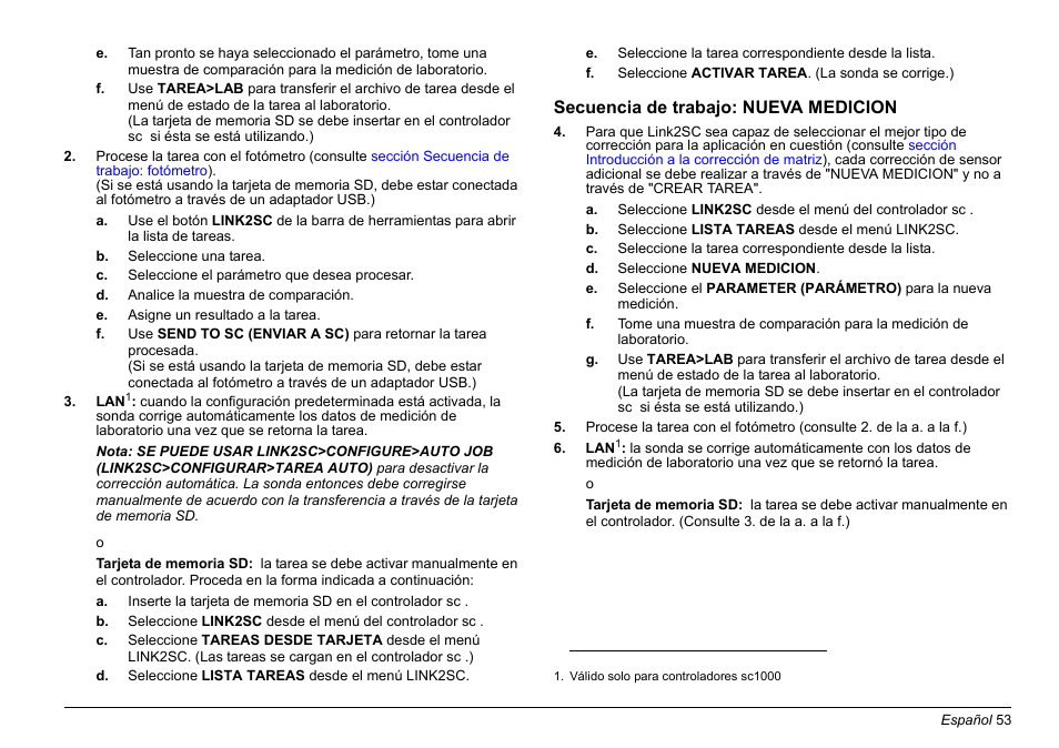 Hach-Lange LINK2SC User Manual | Page 53 / 163