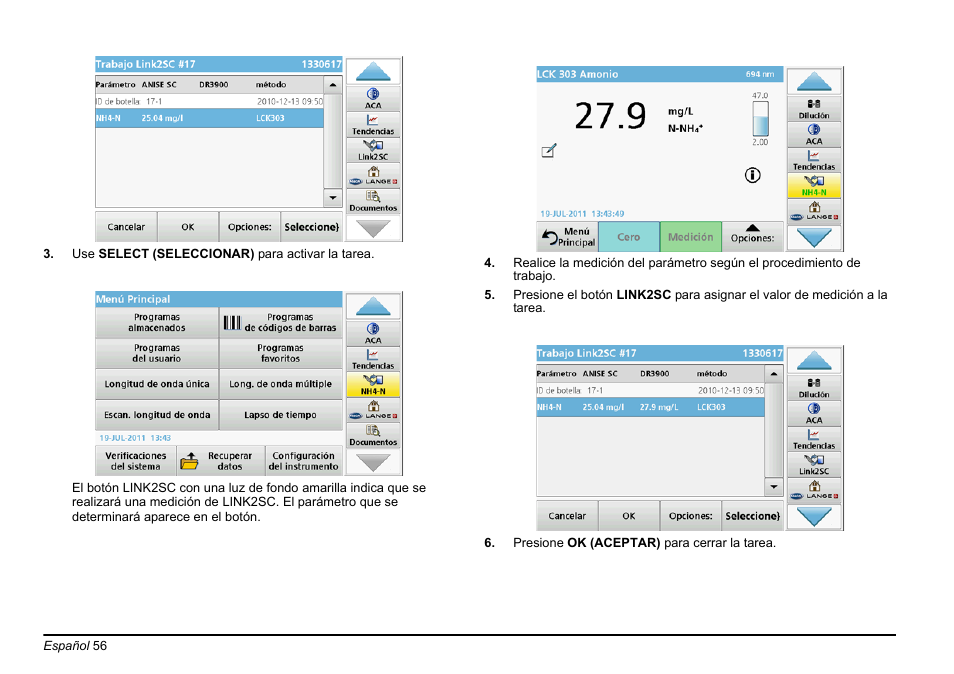 Hach-Lange LINK2SC User Manual | Page 56 / 163