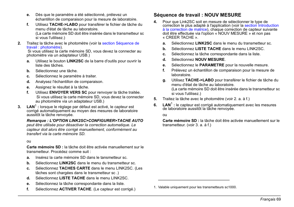 Hach-Lange LINK2SC User Manual | Page 69 / 163