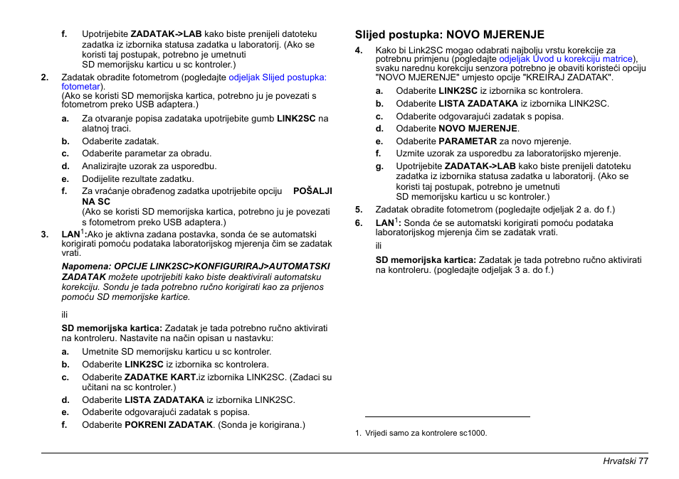 Hach-Lange LINK2SC User Manual | Page 77 / 163