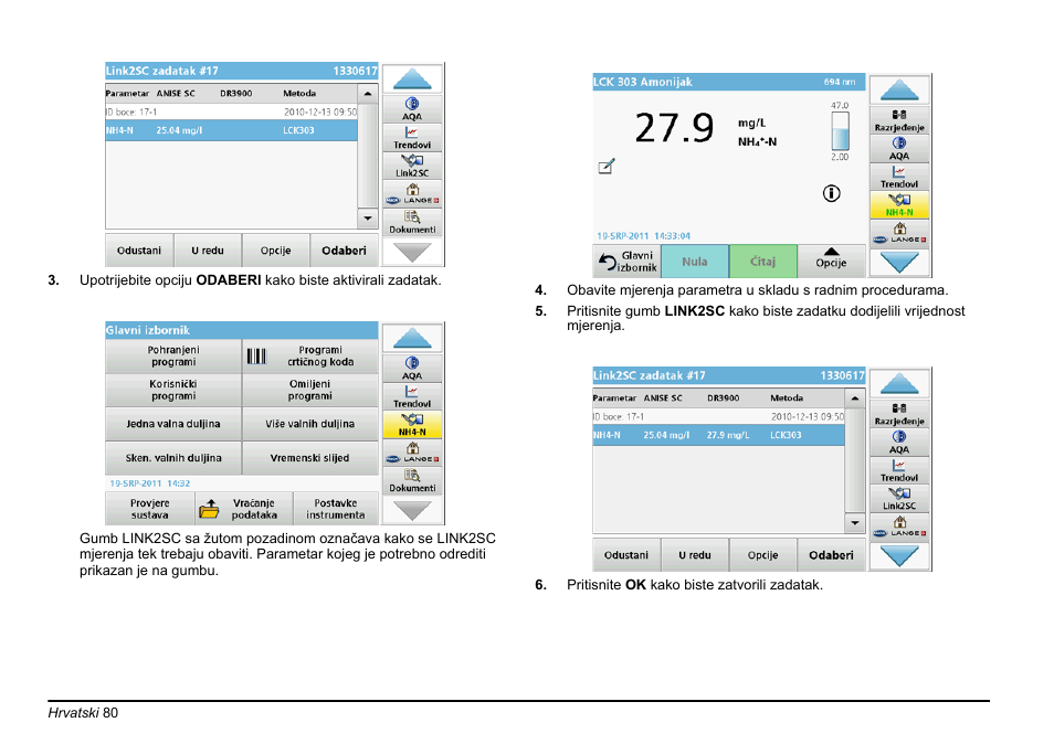 Hach-Lange LINK2SC User Manual | Page 80 / 163