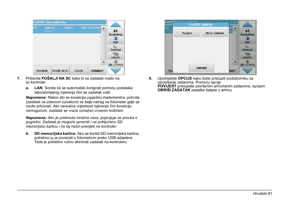 Hach-Lange LINK2SC User Manual | Page 81 / 163