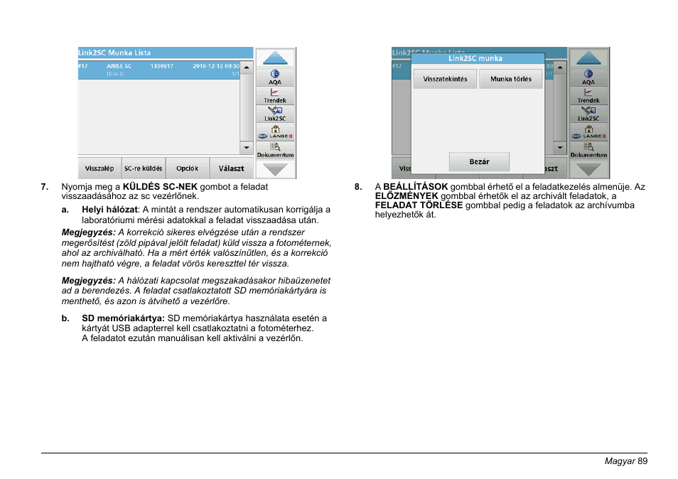 Hach-Lange LINK2SC User Manual | Page 89 / 163