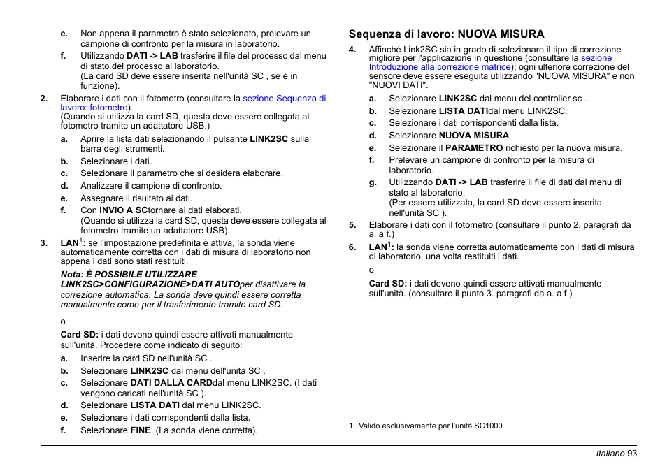 Hach-Lange LINK2SC User Manual | Page 93 / 163