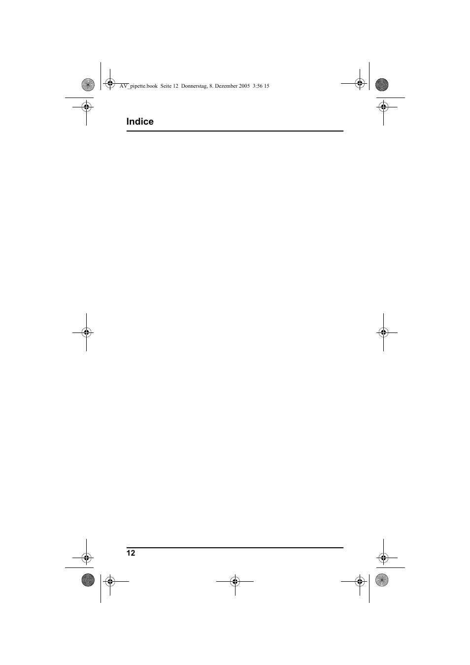 Indice | Hach-Lange Piston pipette User Manual | Page 14 / 96