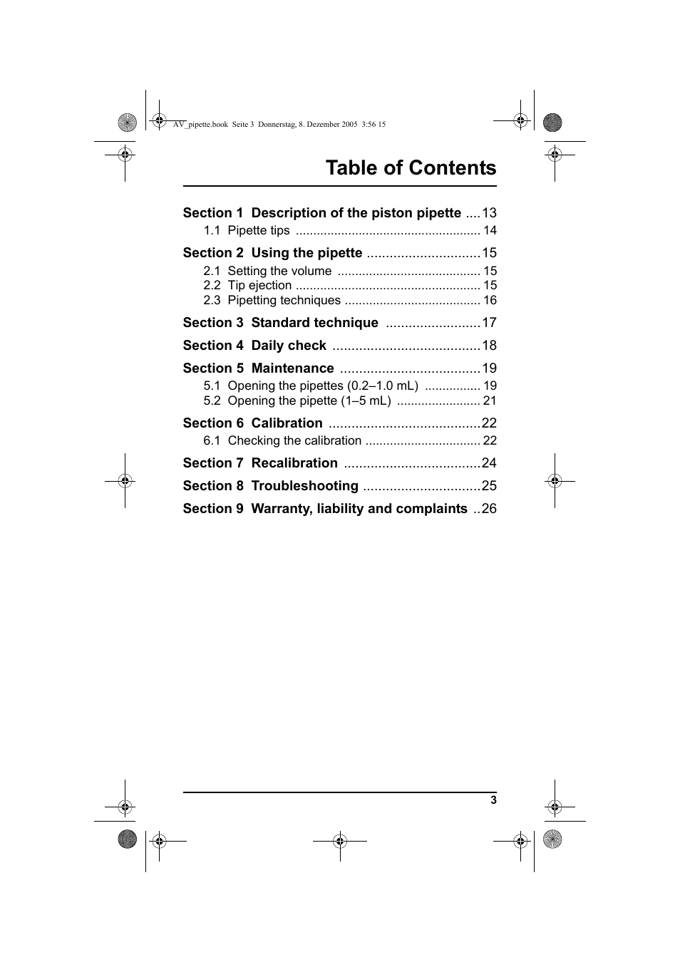 Hach-Lange Piston pipette User Manual | Page 5 / 96