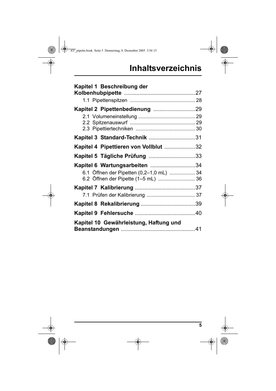 Hach-Lange Piston pipette User Manual | Page 7 / 96