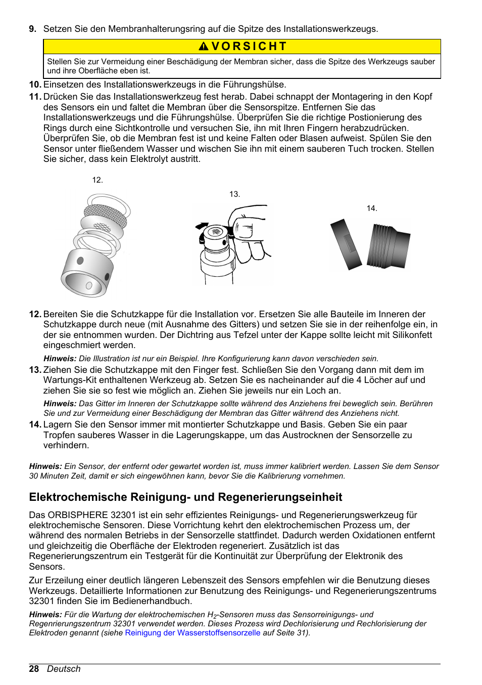 Hach-Lange ORBISPHERE 31xxx Basic User Manual User Manual | Page 28 / 102