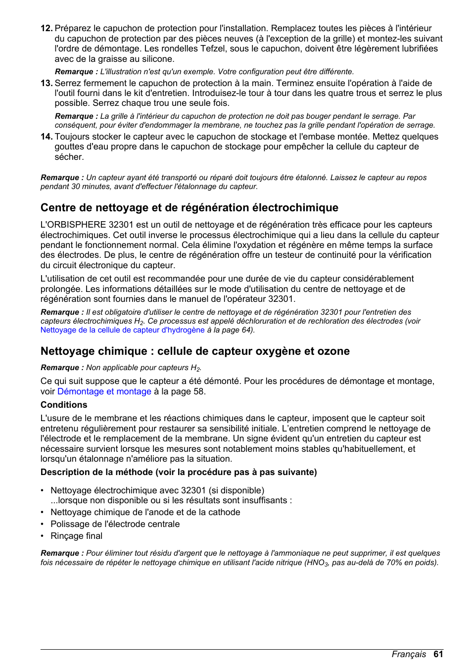 Hach-Lange ORBISPHERE 31xxx Basic User Manual User Manual | Page 61 / 102