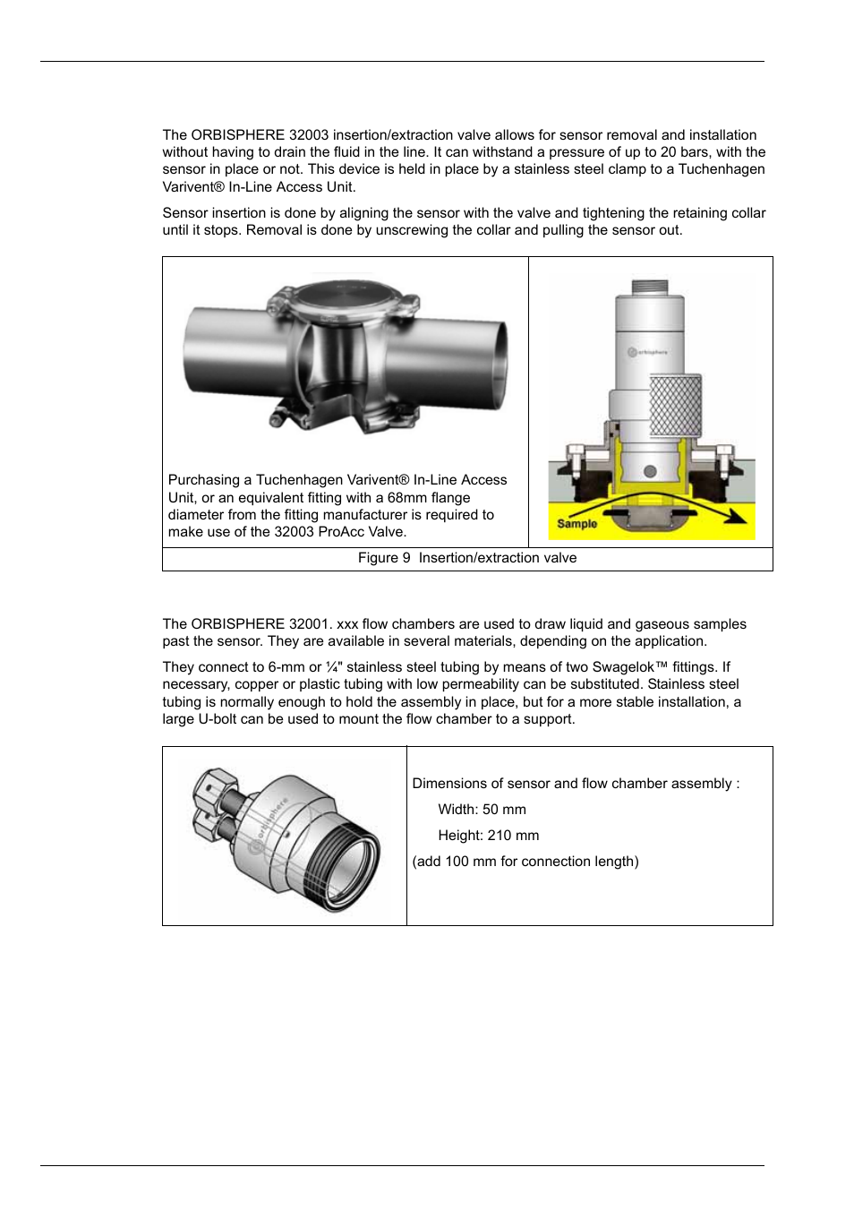 3 insertion/extraction valve, 4 orbisphere flow chambers | Hach-Lange ORBISPHERE 31xxx Installation and Maintenance User Manual | Page 24 / 46
