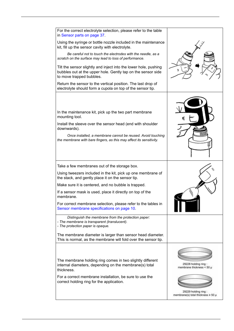 Maintenance | Hach-Lange ORBISPHERE 31xxx Installation and Maintenance User Manual | Page 29 / 46