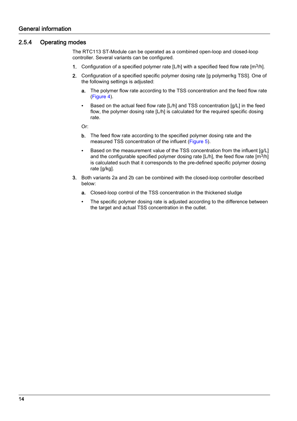General information 2.5.4 operating modes | Hach-Lange RTC113 ST-Module User Manual | Page 14 / 50