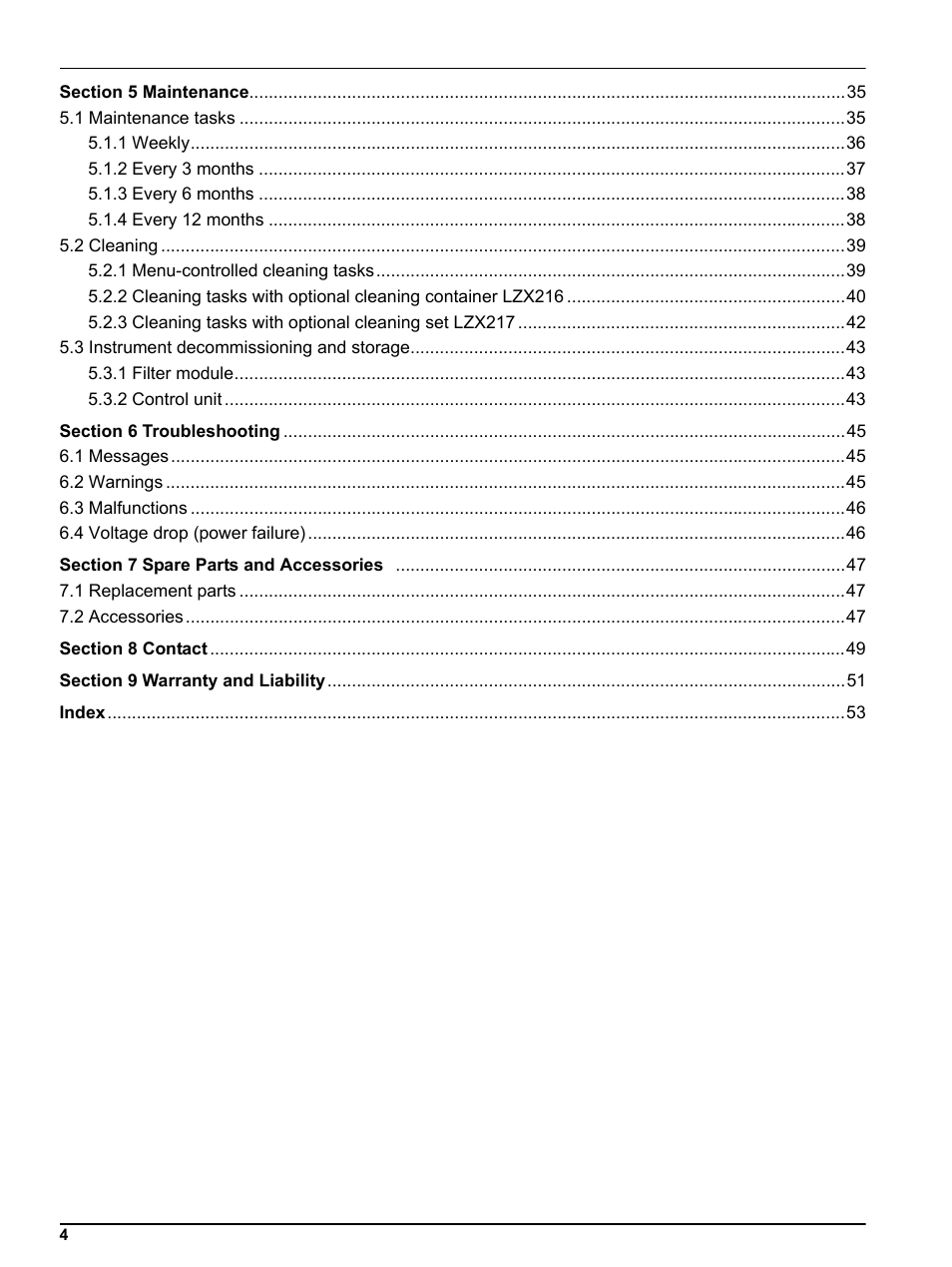 Hach-Lange FILTRAX eco User Manual | Page 4 / 54
