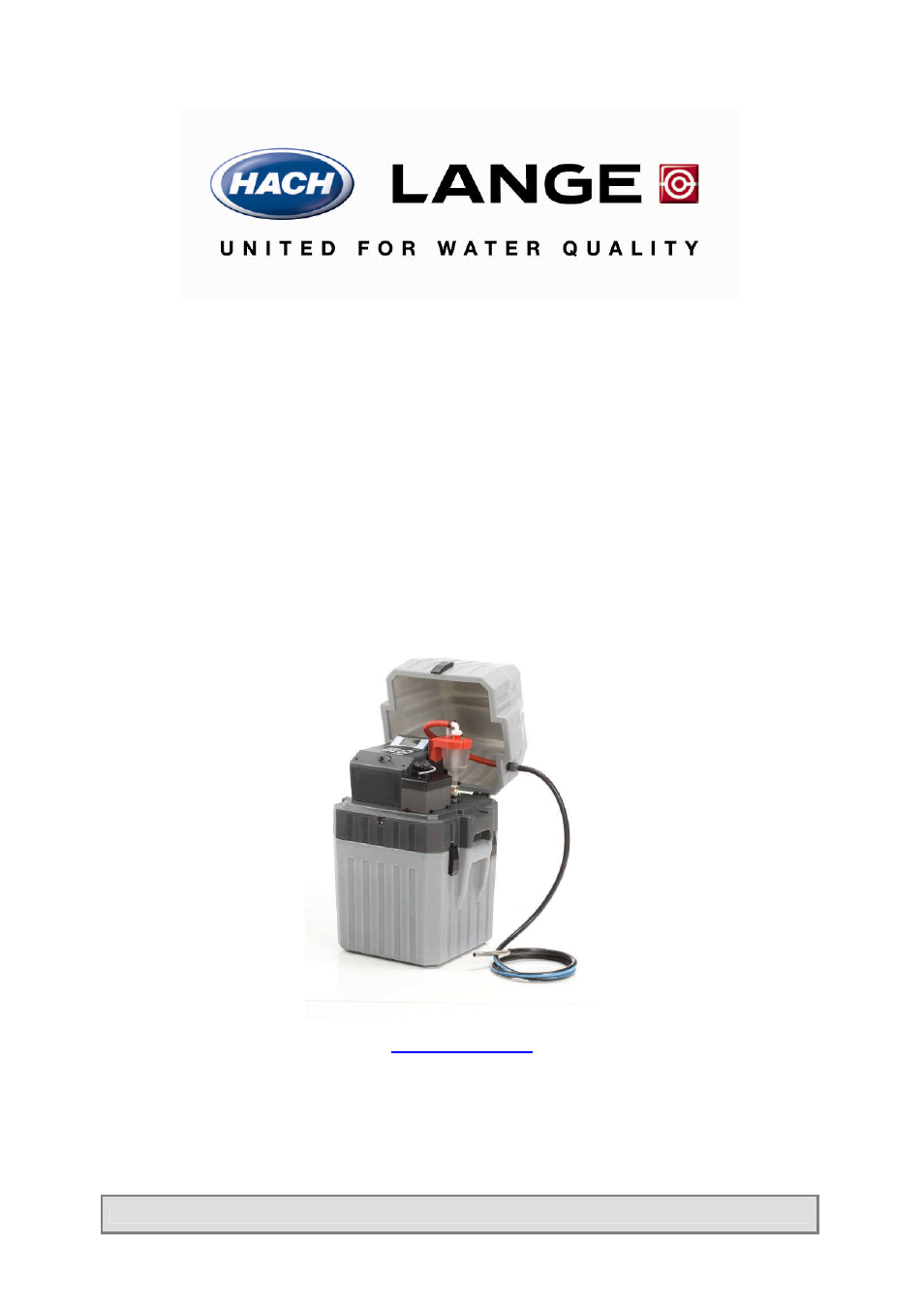 Hach-Lange BUHLER 2000 Water sampler User Manual | 68 pages