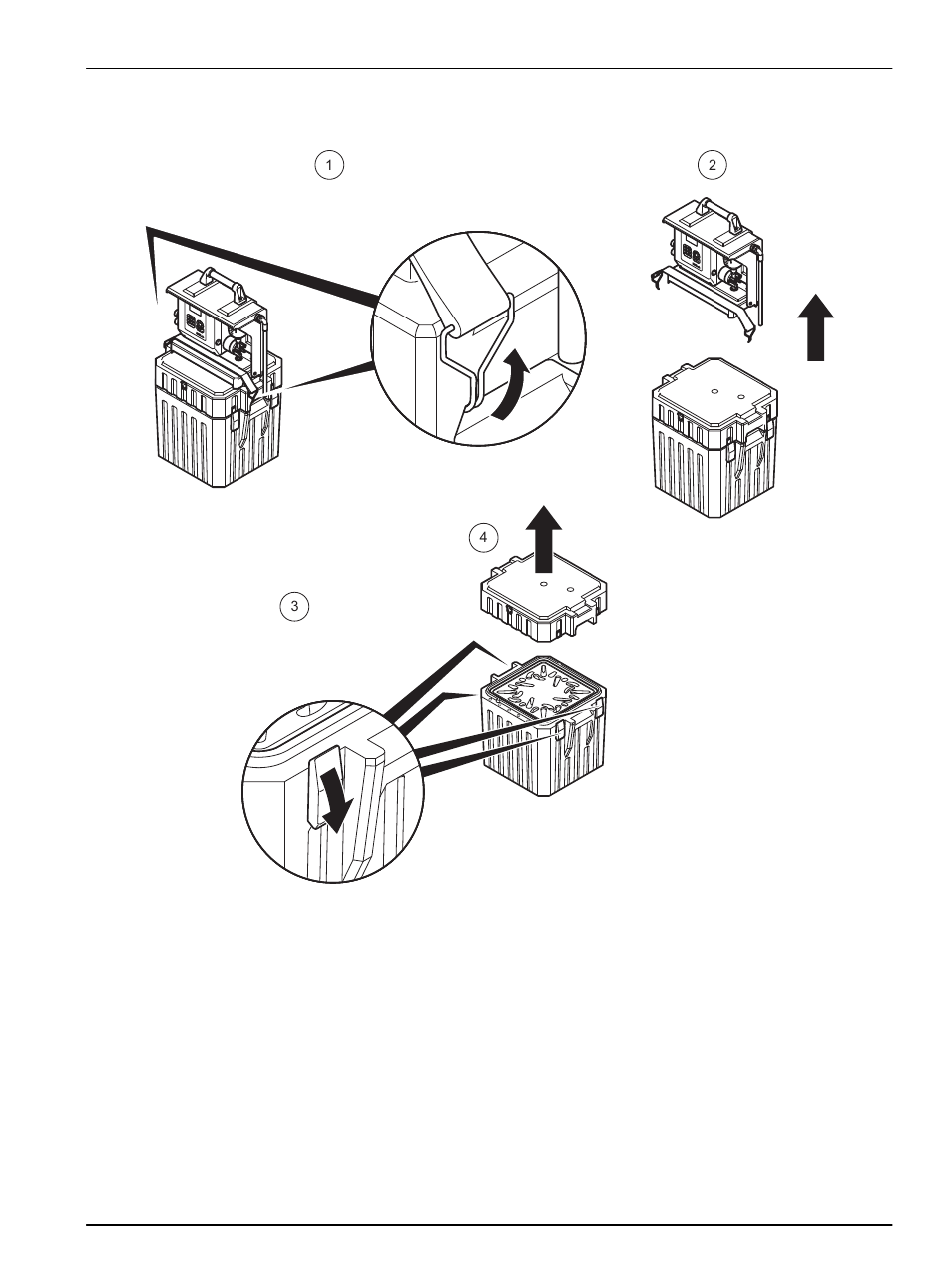 3 remove the top part of the housing (1029) | Hach-Lange BUHLER 1027, 1029, 2000 Portable Sampler User Manual | Page 27 / 56