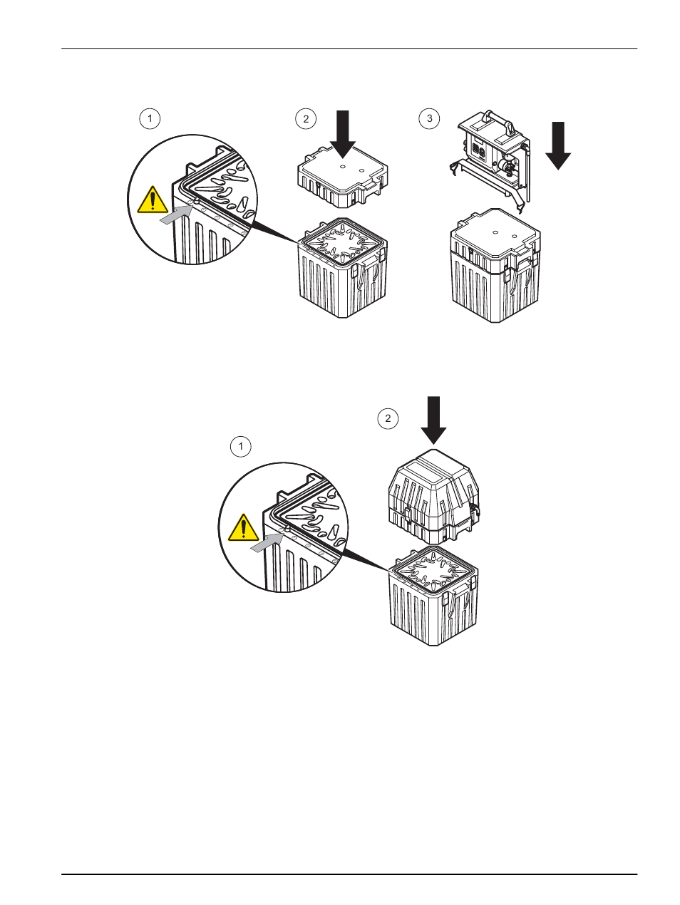 6 attach the top part of the housing | Hach-Lange BUHLER 1027, 1029, 2000 Portable Sampler User Manual | Page 29 / 56