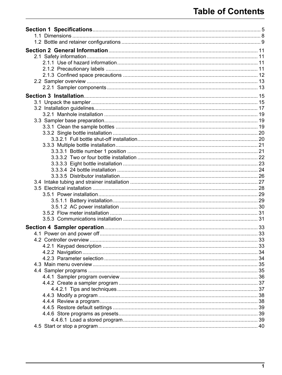 Hach-Lange Sigma SD900 Portable User Manual | Page 3 / 82