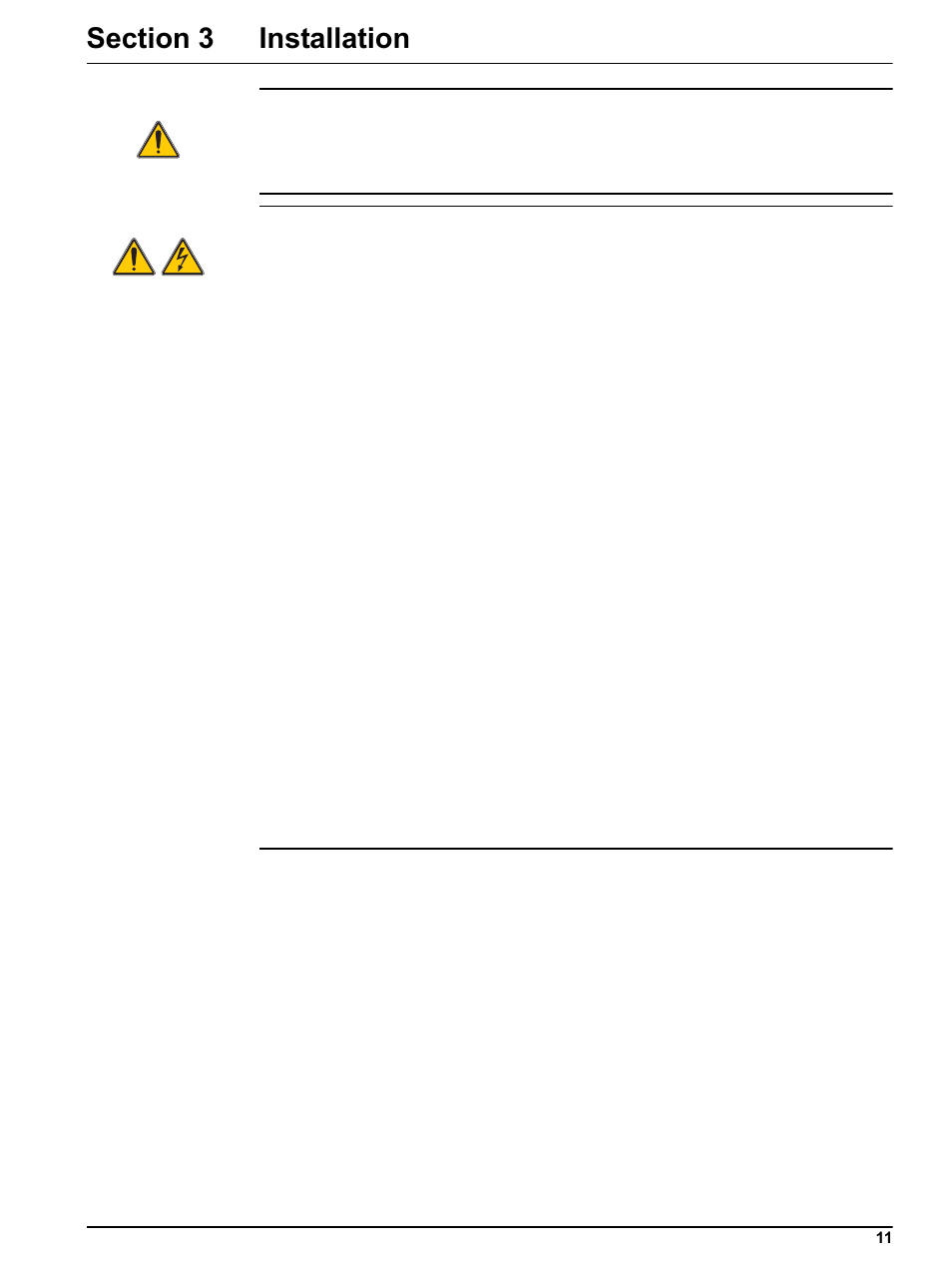 Section 3 installation | Hach-Lange BUHLER 3010 4010 6010 Short Manual User Manual | Page 11 / 62