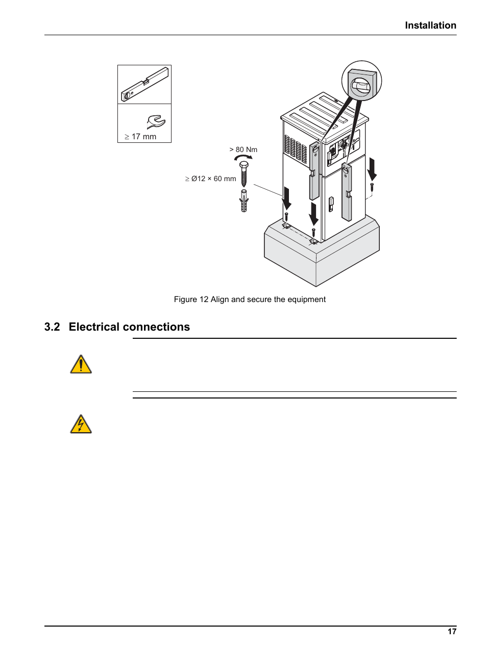 2 electrical connections | Hach-Lange BUHLER 3010 4010 6010 Short Manual User Manual | Page 17 / 62