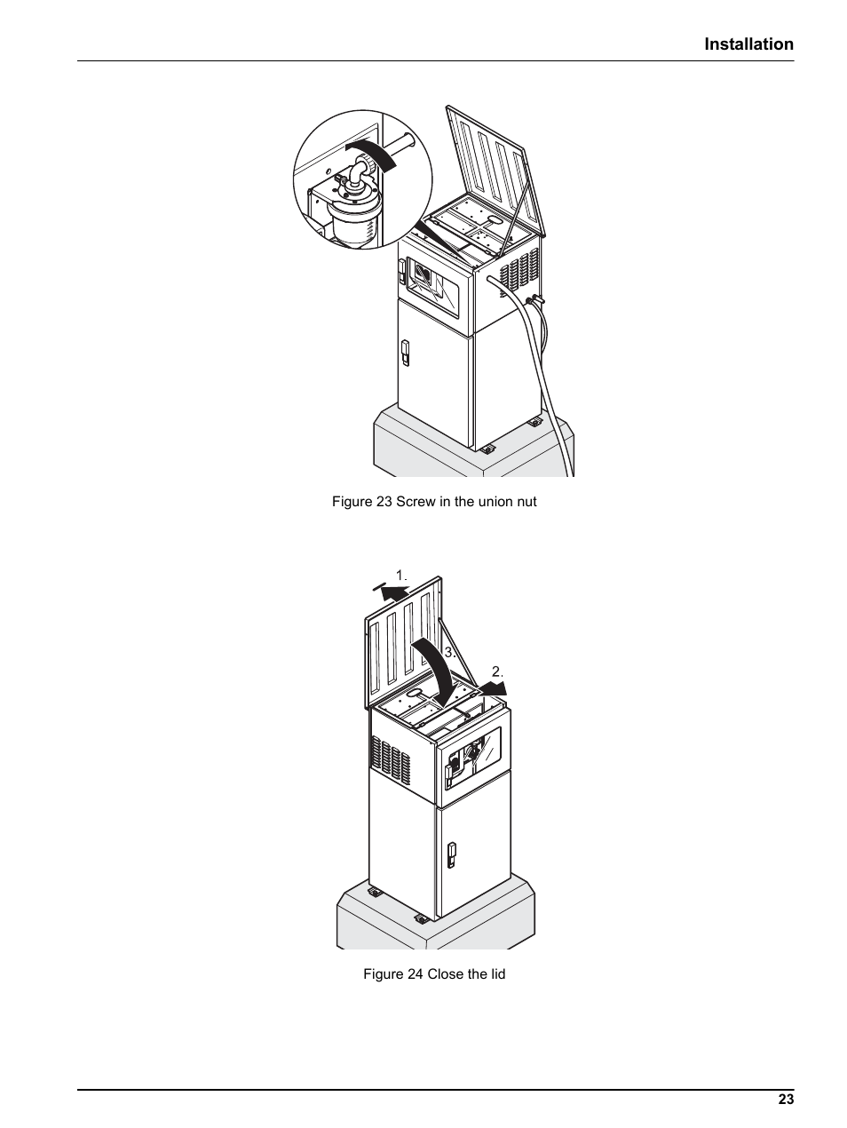 Installation | Hach-Lange BUHLER 3010 4010 6010 Short Manual User Manual | Page 23 / 62