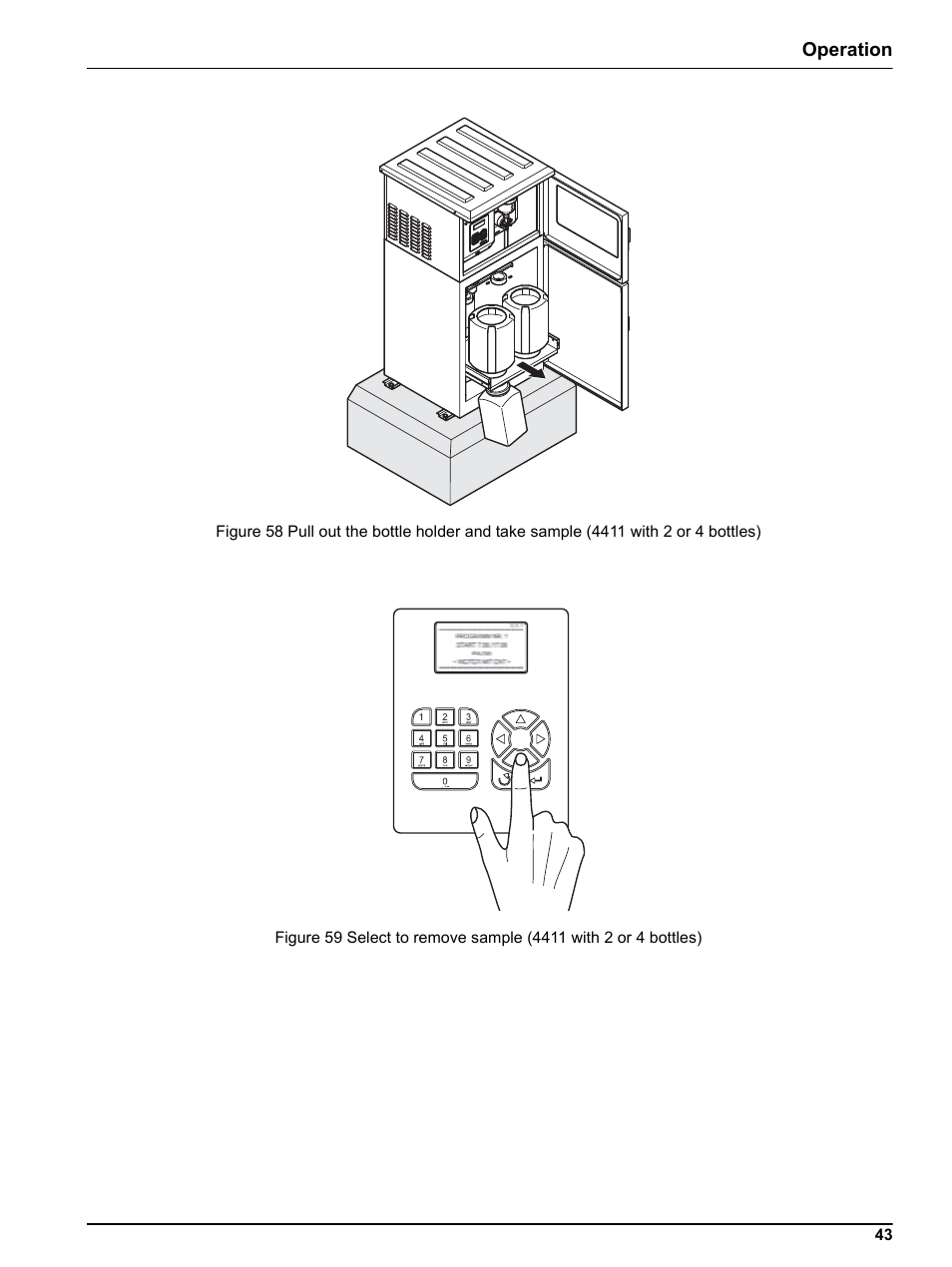 Operation | Hach-Lange BUHLER 3010 4010 6010 Short Manual User Manual | Page 43 / 62