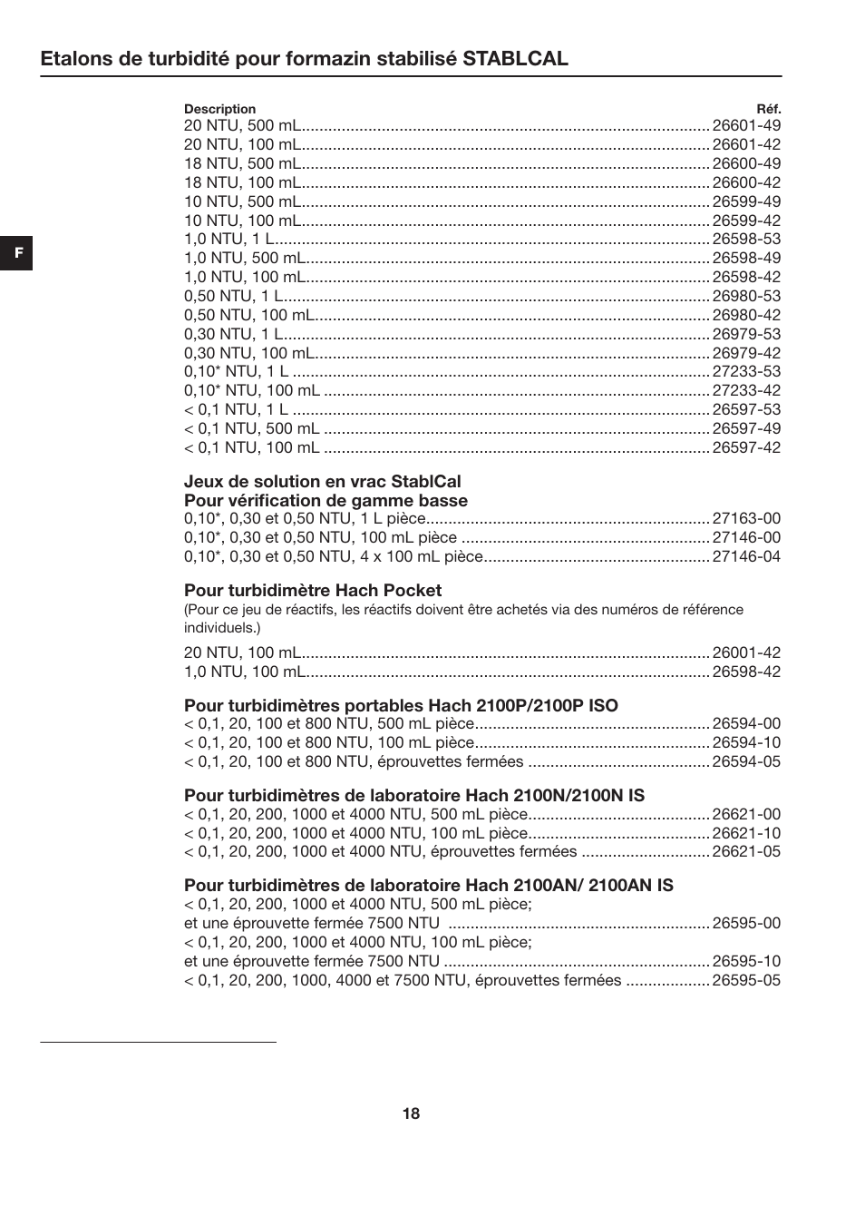 Hach-Lange STABLCAL User Manual | Page 18 / 44