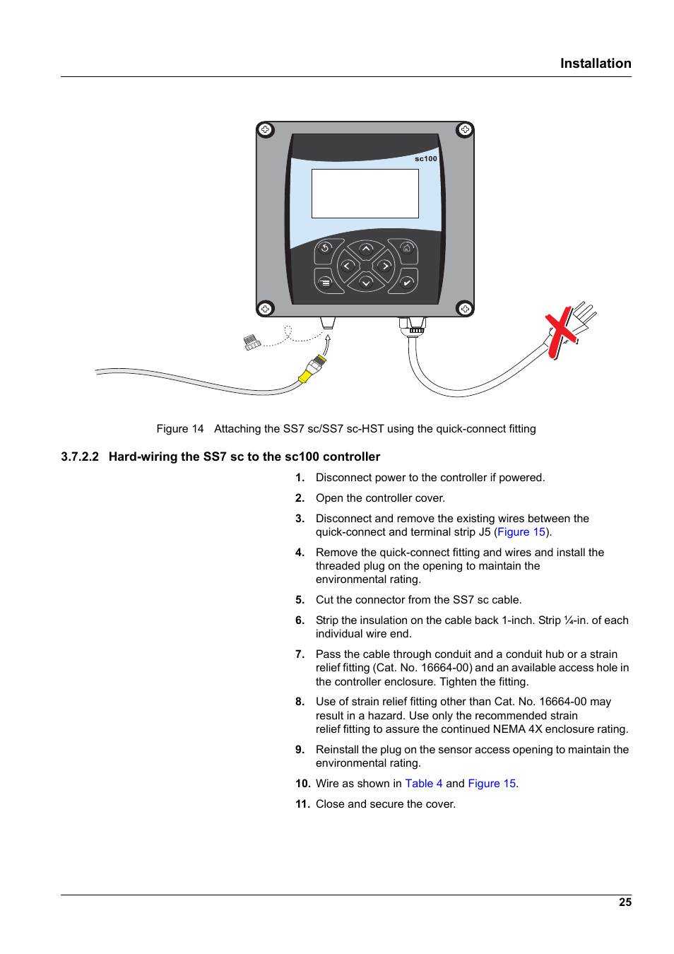 Installation | Hach-Lange SURFACE SCATTER 7 sc Turbidimeter User Manual | Page 27 / 64