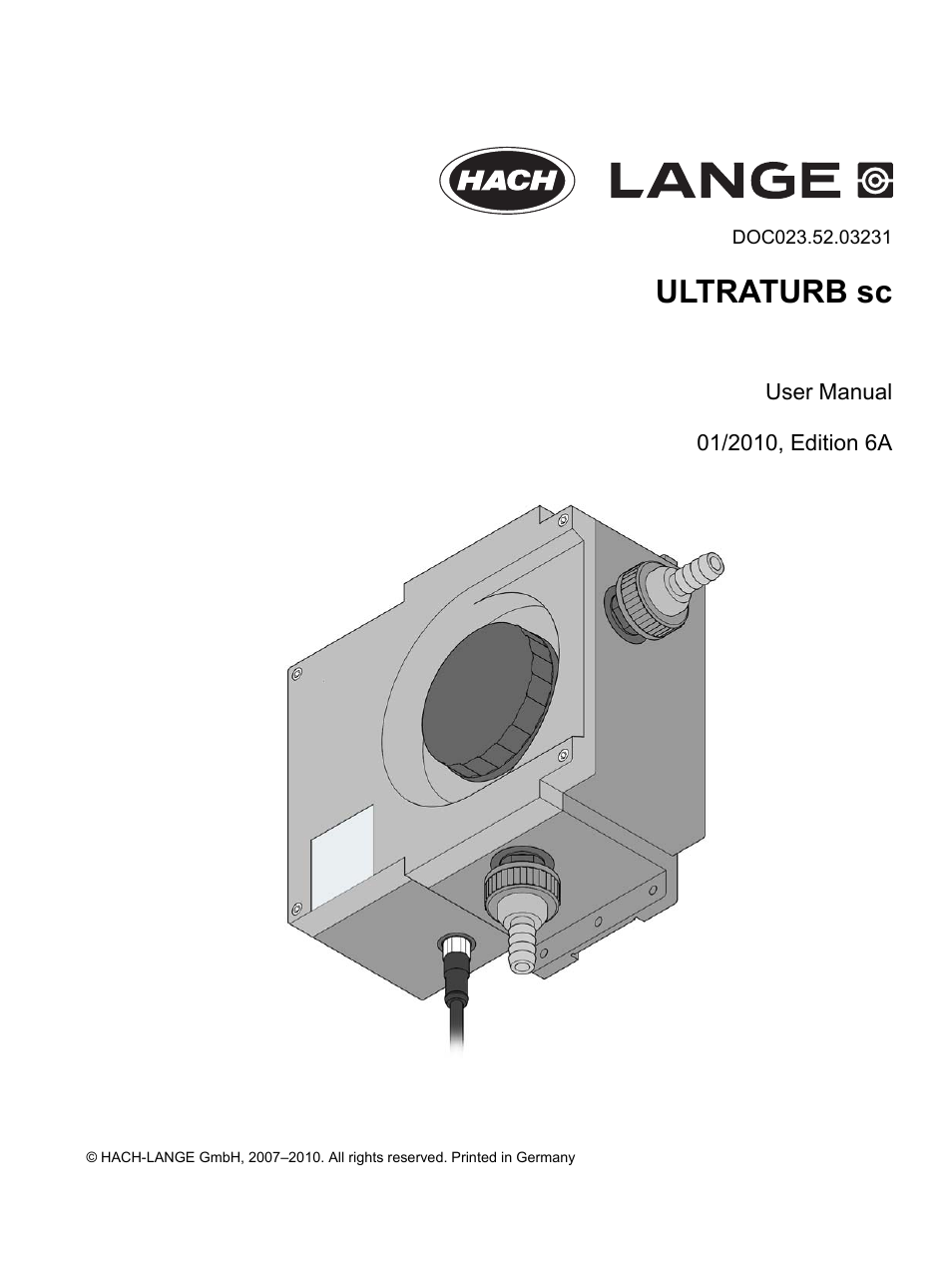 Hach-Lange ULTRATURB sc basic_plus_seawater User Manual | 36 pages
