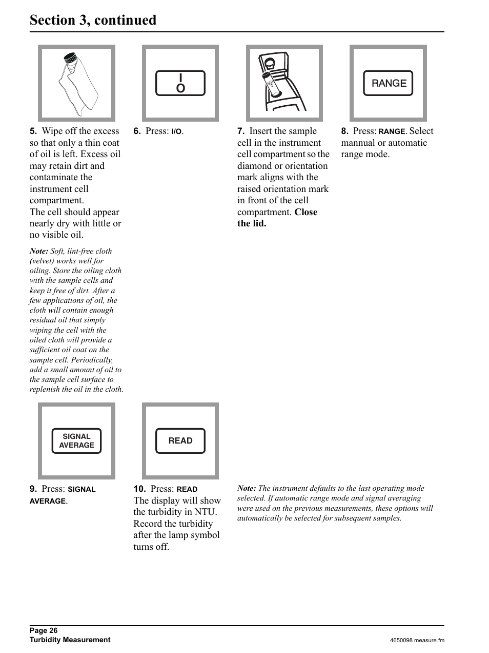 Hach-Lange 2100P - Portable Turbidimeter Instrument User Manual | Page 26 / 37