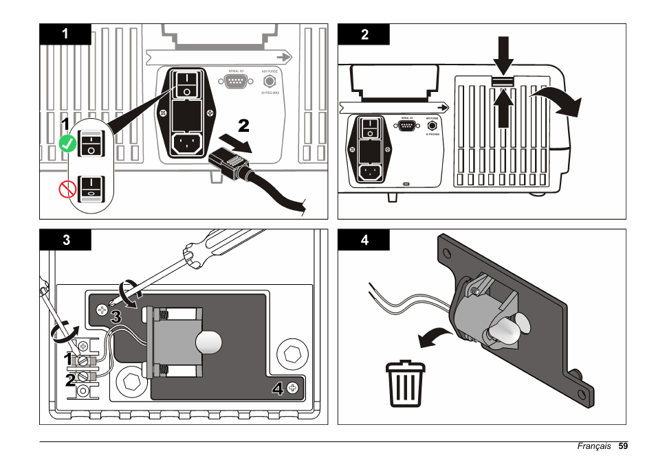 Hach-Lange 2100 AN Laboratory Turbidimeter Basic User Manual User Manual | Page 59 / 86