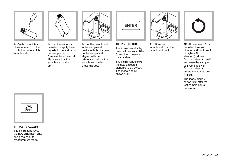 Hach-Lange 2100 AN Laboratory Turbidimeter User Manual User Manual | Page 45 / 60