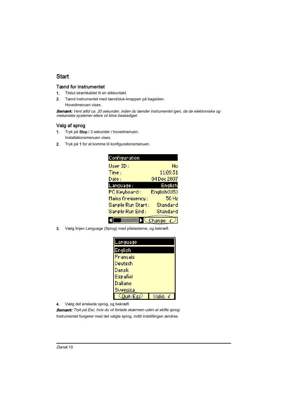 Start | Hach-Lange BIOGAS Basic User Manual User Manual | Page 10 / 217