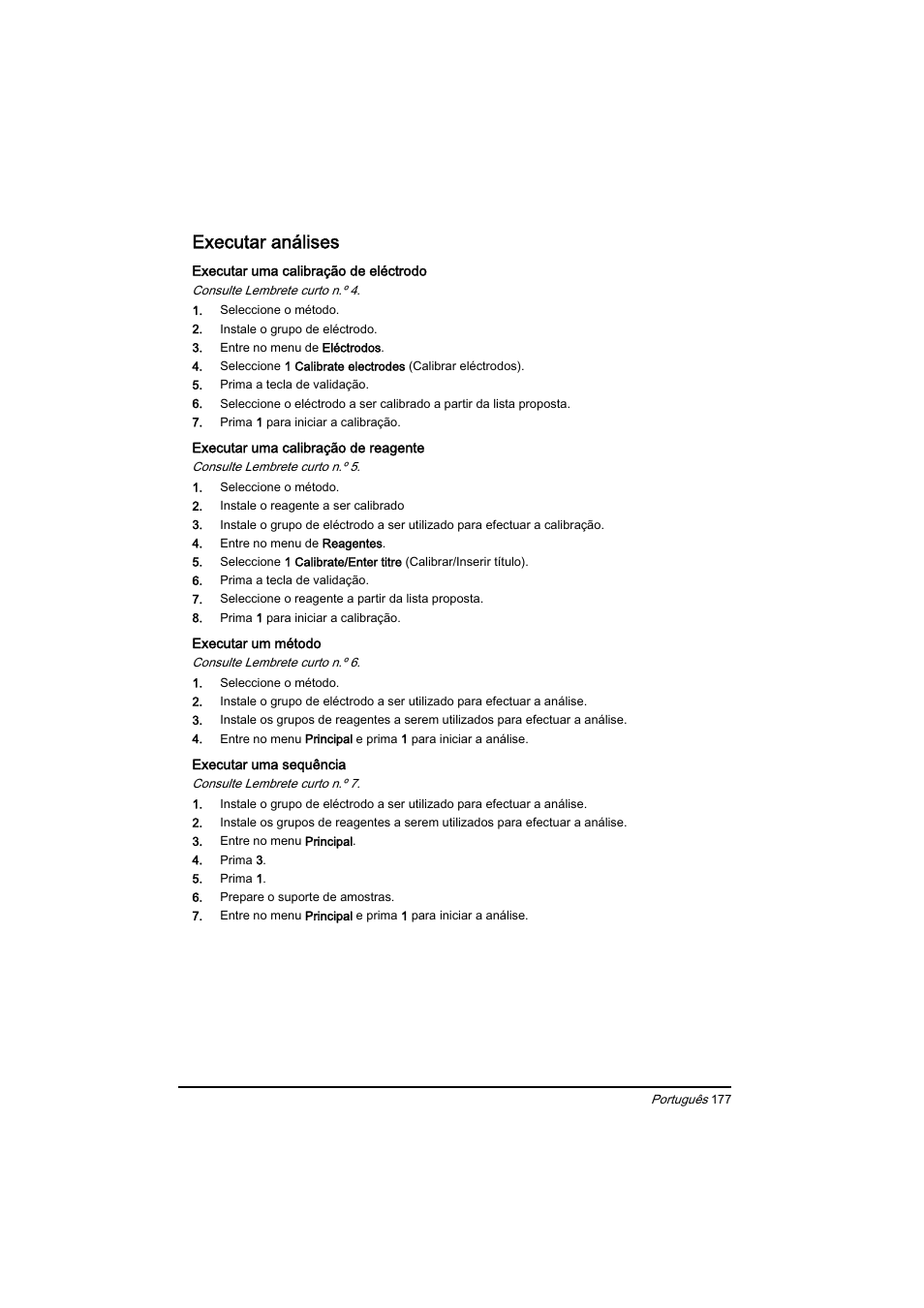 Executar análises | Hach-Lange BIOGAS Basic User Manual User Manual | Page 177 / 217