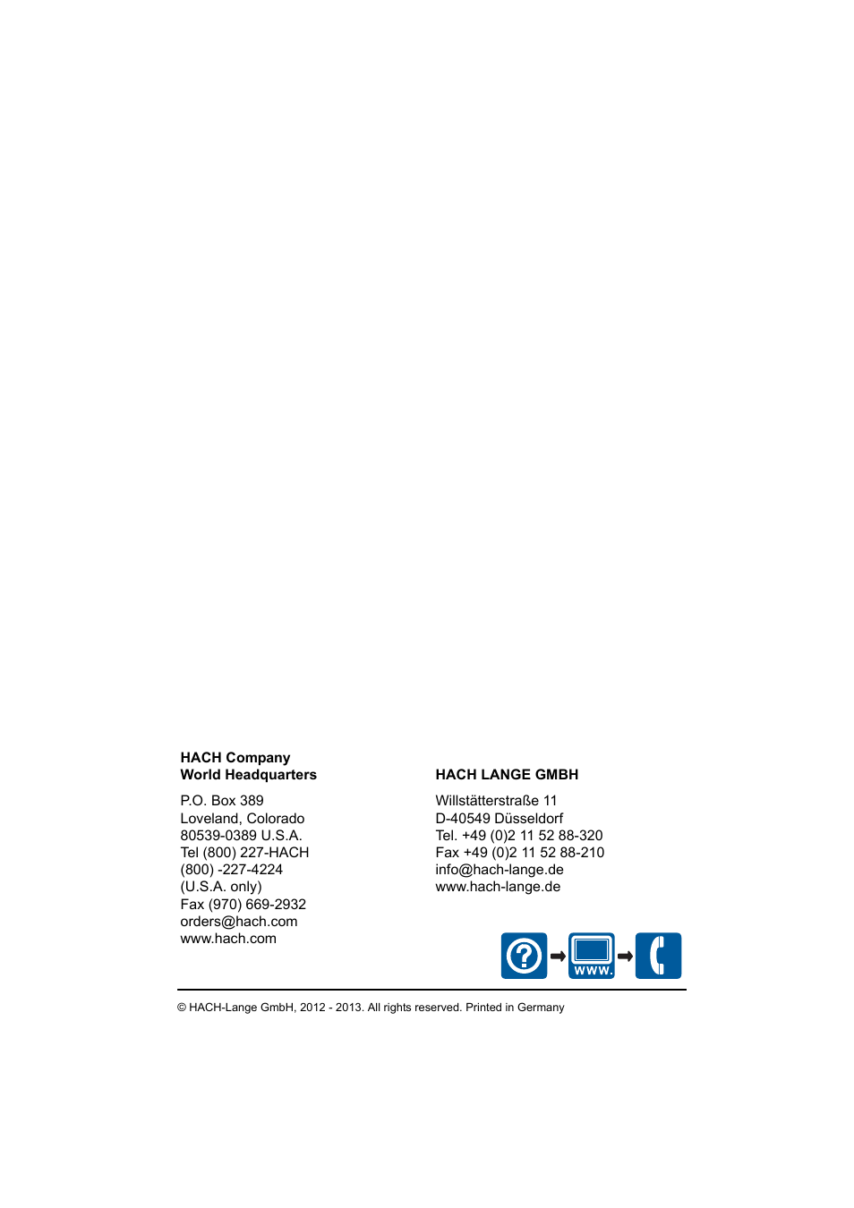 Hach-Lange BIOGAS Basic User Manual User Manual | Page 217 / 217